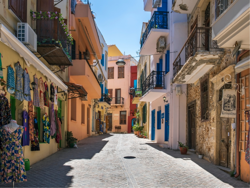 Stroll through village alleys